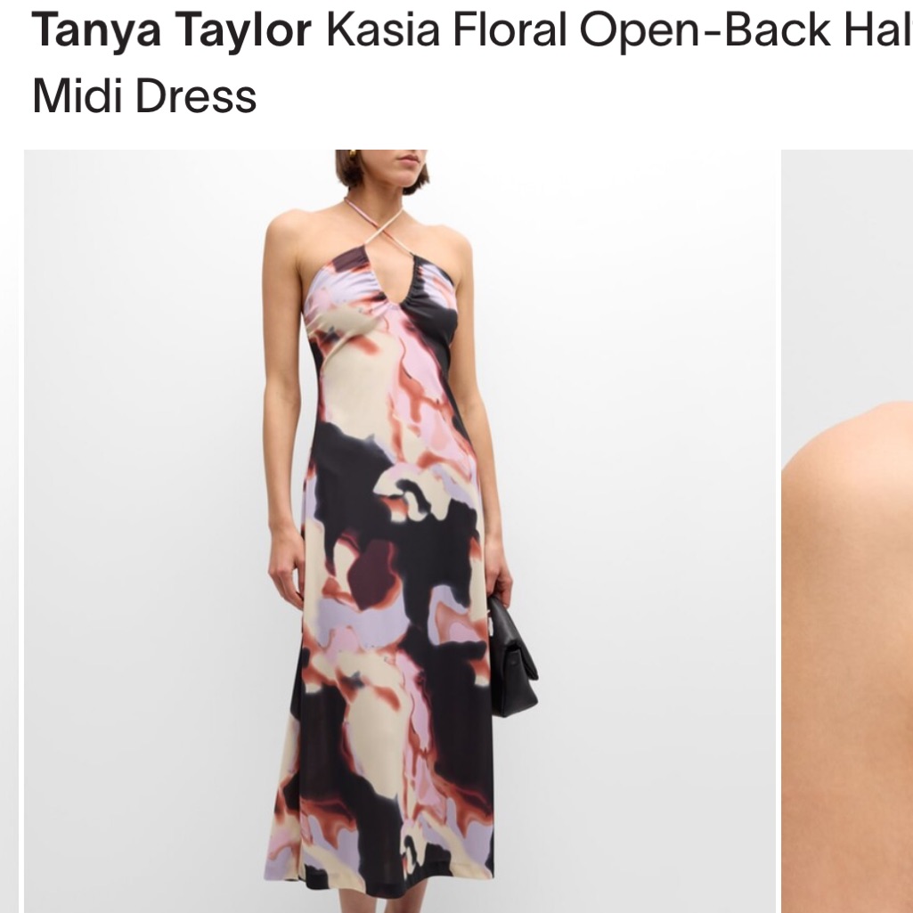 Tanya Taylor Kasia Halter Dress Nwt Size 6